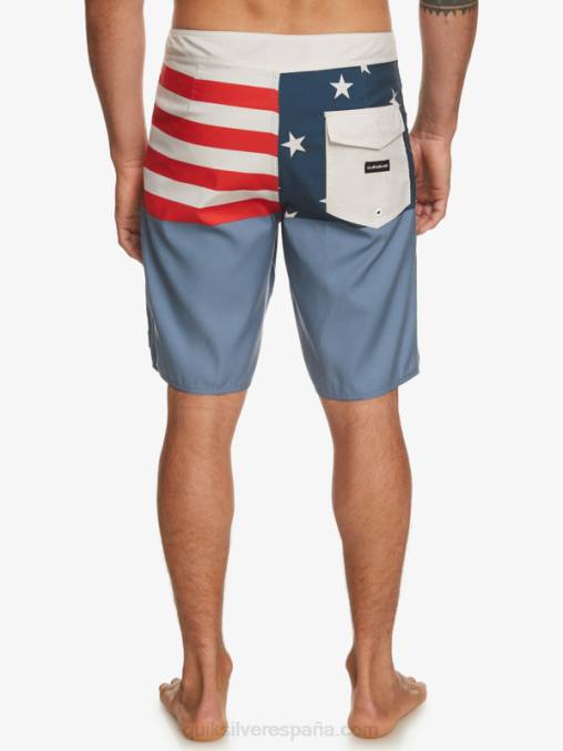 azul marino medianoche shorts de baño diarios de la división 20 D6T4D670 hombres Quiksilver