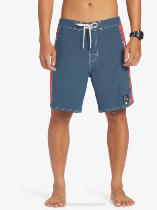 azul marino medianoche shorts de playa arco 18 originales D6T4D175 hombres Quiksilver