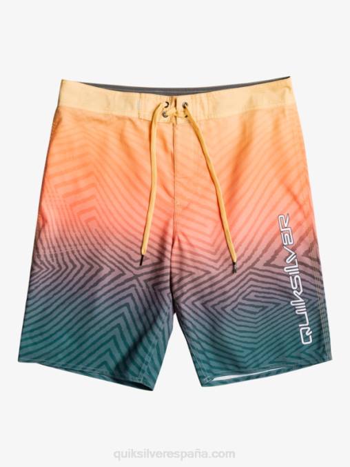 azul marino medianoche shorts de playa de todos los días warp fade 20 D6T4D1284 hombres Quiksilver