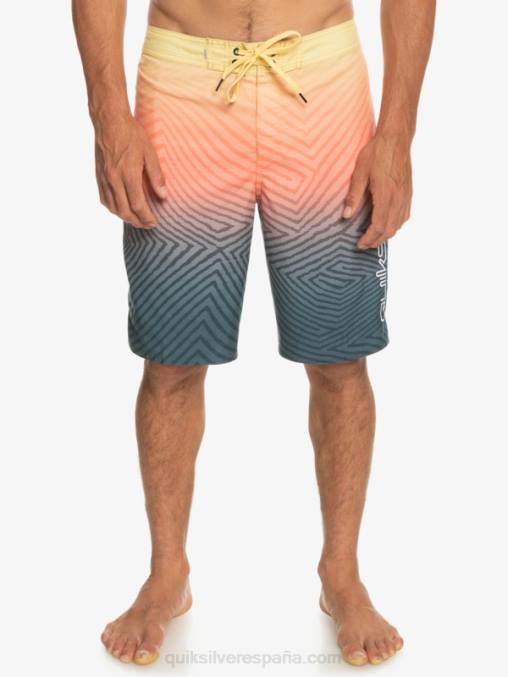 azul marino medianoche shorts de playa de todos los días warp fade 20 D6T4D1284 hombres Quiksilver