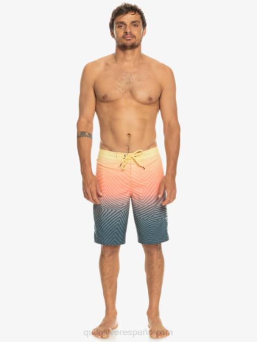 azul marino medianoche shorts de playa de todos los días warp fade 20 D6T4D1284 hombres Quiksilver