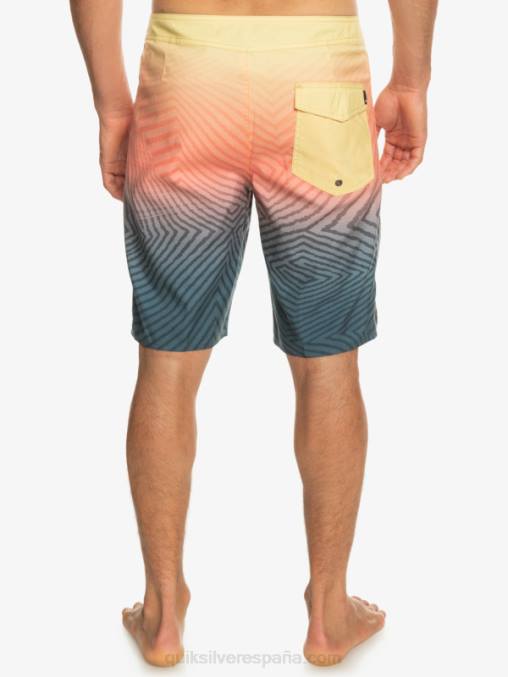 azul marino medianoche shorts de playa de todos los días warp fade 20 D6T4D1284 hombres Quiksilver