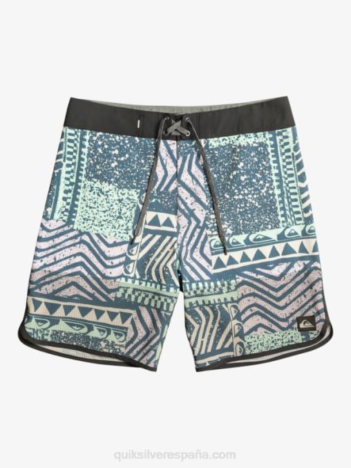 azul marino medianoche shorts de playa highlite festoneado 19 D6T4D36 hombres Quiksilver