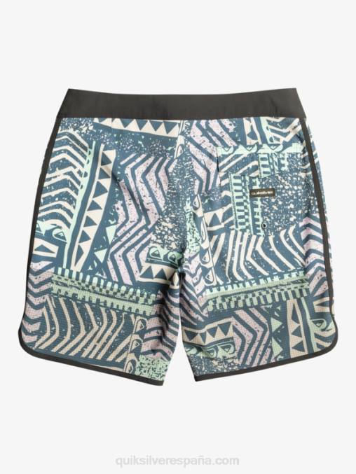 azul marino medianoche shorts de playa highlite festoneado 19 D6T4D36 hombres Quiksilver