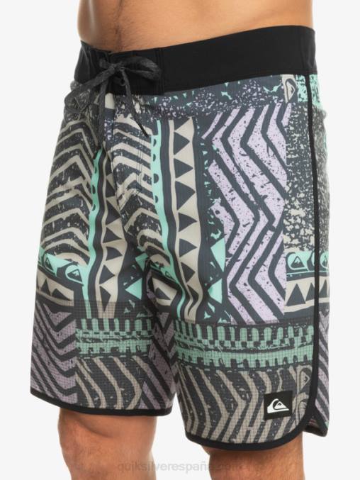 azul marino medianoche shorts de playa highlite festoneado 19 D6T4D36 hombres Quiksilver