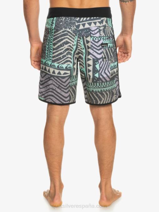 azul marino medianoche shorts de playa highlite festoneado 19 D6T4D36 hombres Quiksilver