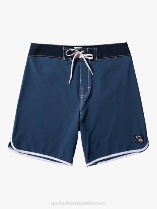 azul marino medianoche shorts de playa originales festoneados 18 D6T4D92 hombres Quiksilver