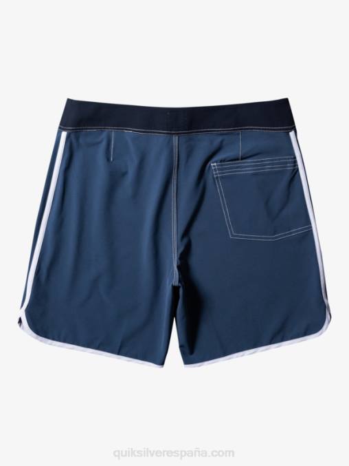 azul marino medianoche shorts de playa originales festoneados 18 D6T4D92 hombres Quiksilver