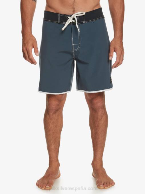 azul marino medianoche shorts de playa originales festoneados 18 D6T4D92 hombres Quiksilver