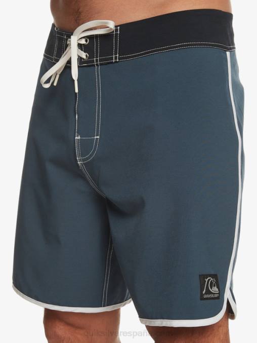 azul marino medianoche shorts de playa originales festoneados 18 D6T4D92 hombres Quiksilver