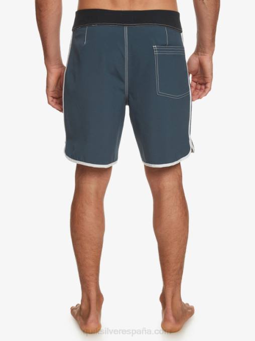 azul marino medianoche shorts de playa originales festoneados 18 D6T4D92 hombres Quiksilver