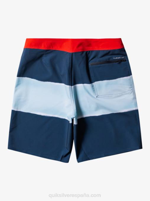 azul marino medianoche shorts de playa surfsilk air brush 19 D6T4D645 hombres Quiksilver