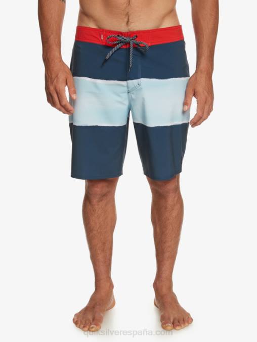 azul marino medianoche shorts de playa surfsilk air brush 19 D6T4D645 hombres Quiksilver