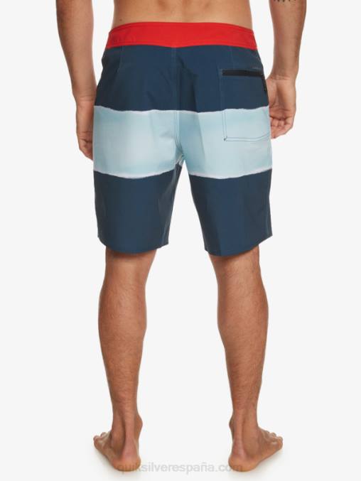 azul marino medianoche shorts de playa surfsilk air brush 19 D6T4D645 hombres Quiksilver