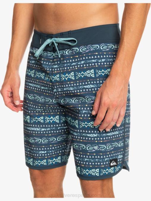 azul marino medianoche shorts de playa surfsilk festoneado 19 D6T4D221 hombres Quiksilver