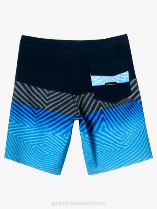 azul marino medianoche shorts de playa surfsilk panel 20 D6T4D128 hombres Quiksilver