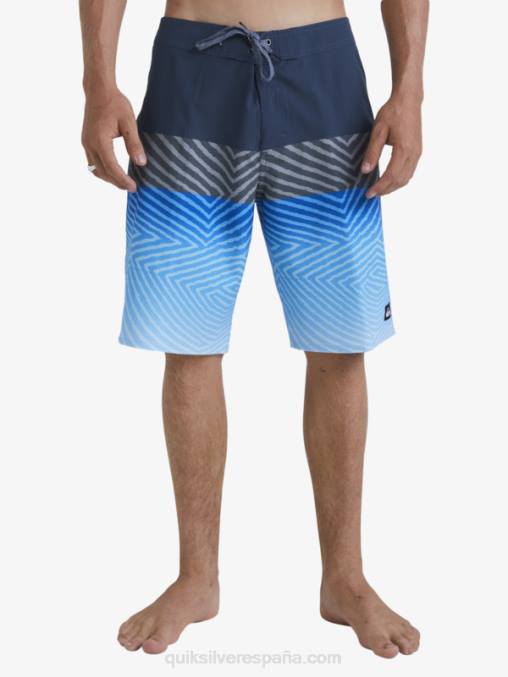 azul marino medianoche shorts de playa surfsilk panel 20 D6T4D128 hombres Quiksilver