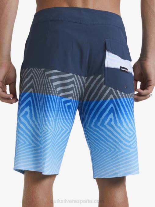 azul marino medianoche shorts de playa surfsilk panel 20 D6T4D128 hombres Quiksilver