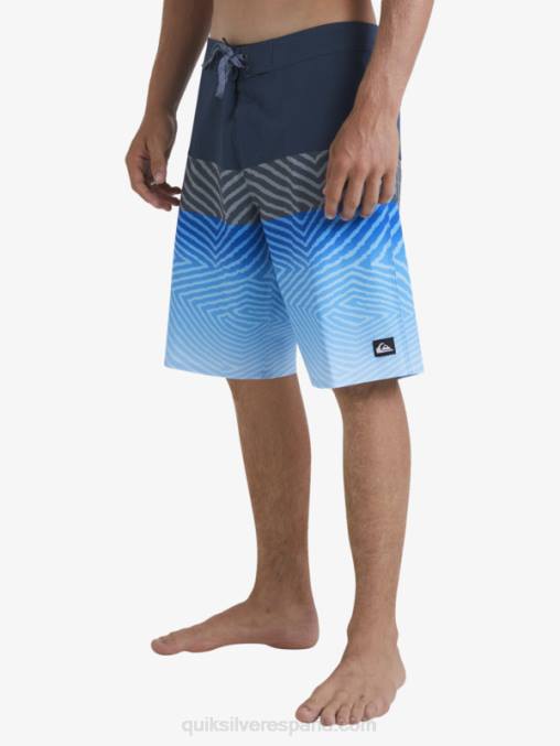 azul marino medianoche shorts de playa surfsilk panel 20 D6T4D128 hombres Quiksilver