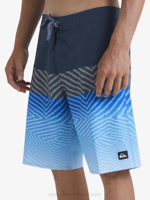 azul marino medianoche shorts de playa surfsilk panel 20 D6T4D128 hombres Quiksilver