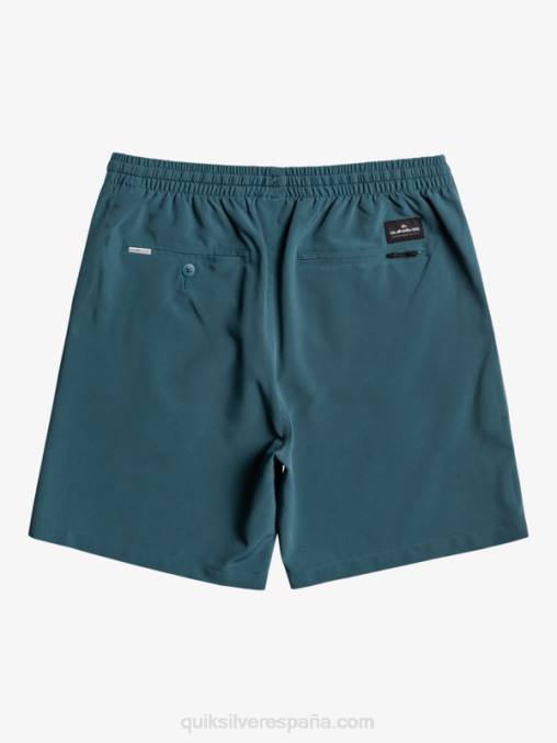 azul marino medianoche shorts elásticos ocean 18 anfibios D6T4D345 hombres Quiksilver