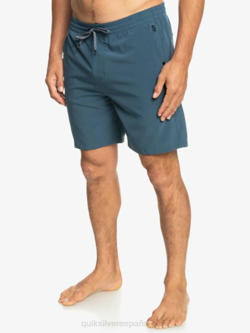 azul marino medianoche shorts elásticos ocean 18 anfibios D6T4D345 hombres Quiksilver