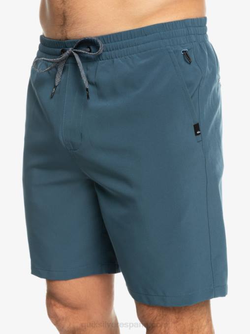 azul marino medianoche shorts elásticos ocean 18 anfibios D6T4D345 hombres Quiksilver