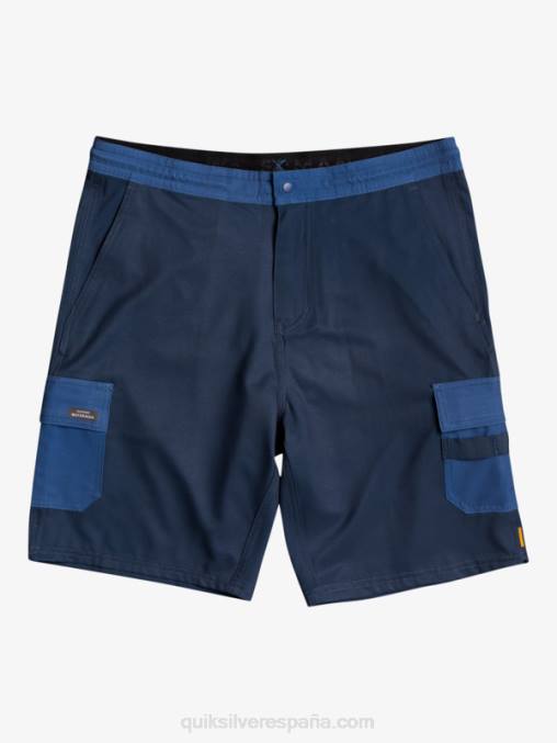 azul marino medianoche shorts híbridos waterman seafaring anfibio 20 D6T4D1851 hombres Quiksilver