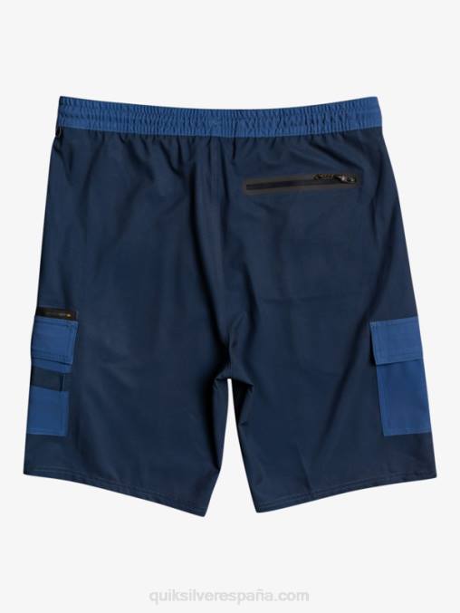 azul marino medianoche shorts híbridos waterman seafaring anfibio 20 D6T4D1851 hombres Quiksilver