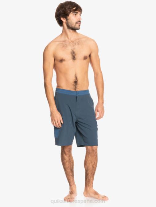 azul marino medianoche shorts híbridos waterman seafaring anfibio 20 D6T4D1851 hombres Quiksilver