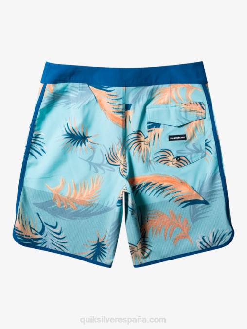 azul marroquí shorts de playa highlite festoneado 19 D6T4D27 hombres Quiksilver