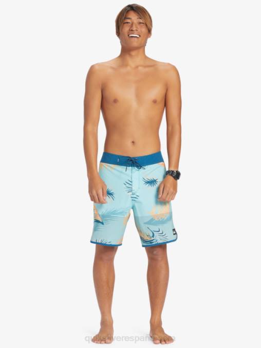 azul marroquí shorts de playa highlite festoneado 19 D6T4D27 hombres Quiksilver