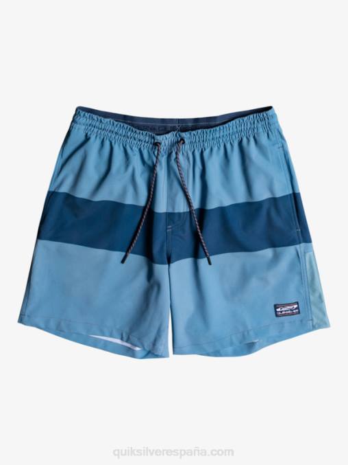 azul provincial omni entrenamiento 17 pantalones cortos elásticos D6T4D1690 hombres Quiksilver