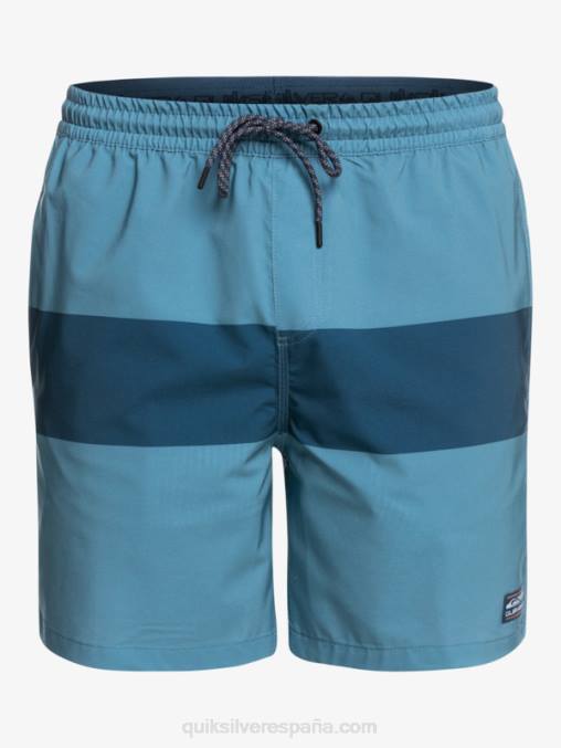 azul provincial omni entrenamiento 17 pantalones cortos elásticos D6T4D1690 hombres Quiksilver