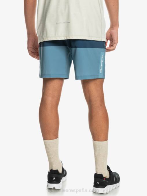 azul provincial omni entrenamiento 17 pantalones cortos elásticos D6T4D1690 hombres Quiksilver