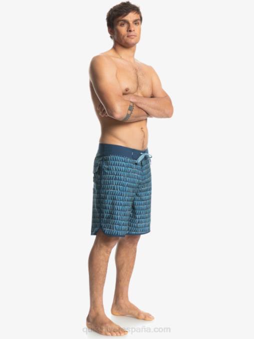 azul provincial shorts de playa surfsilk hawaii scallop 19 D6T4D1323 hombres Quiksilver