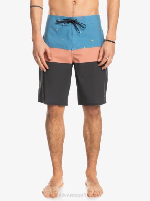 azul provincial shorts de playa surfsilk panel 20 D6T4D1458 hombres Quiksilver