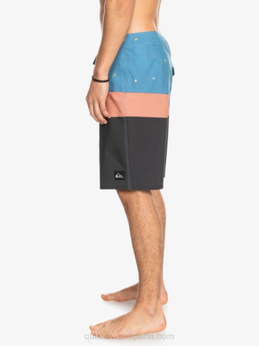 azul provincial shorts de playa surfsilk panel 20 D6T4D1458 hombres Quiksilver