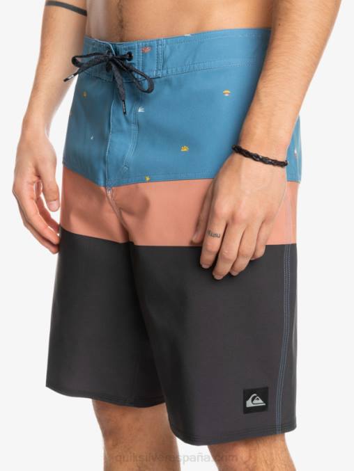azul provincial shorts de playa surfsilk panel 20 D6T4D1458 hombres Quiksilver