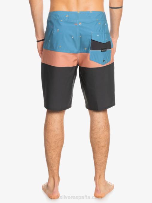 azul provincial shorts de playa surfsilk panel 20 D6T4D1458 hombres Quiksilver