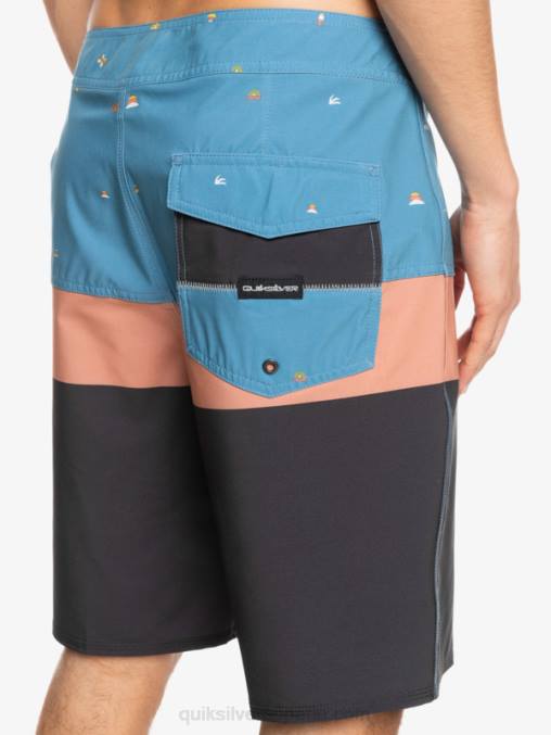 azul provincial shorts de playa surfsilk panel 20 D6T4D1458 hombres Quiksilver