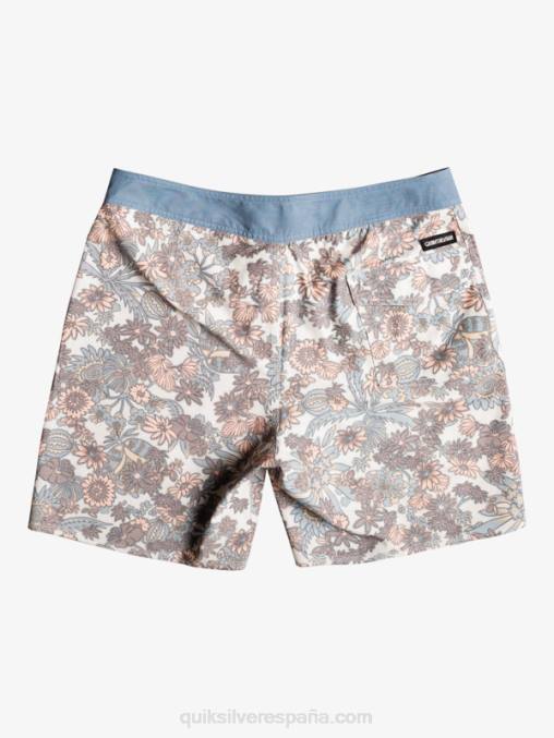 blanco antiguo shorts de playa de cáñamo elástico 69 18 D6T4D1815 hombres Quiksilver