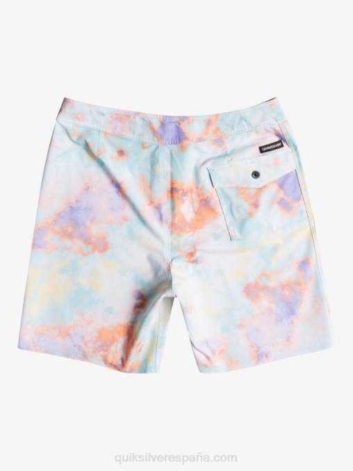 blanco surfsilk ribeteado 18 shorts de playa D6T4D1749 hombres Quiksilver