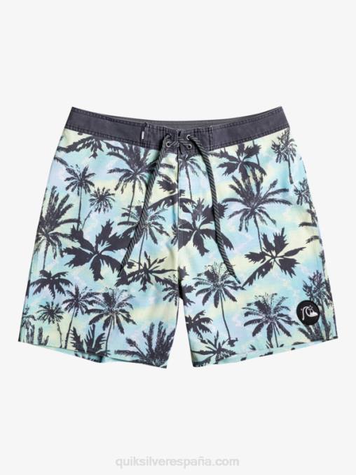 botón de oro shorts de playa surfsilk lavados 18 D6T4D1757 hombres Quiksilver