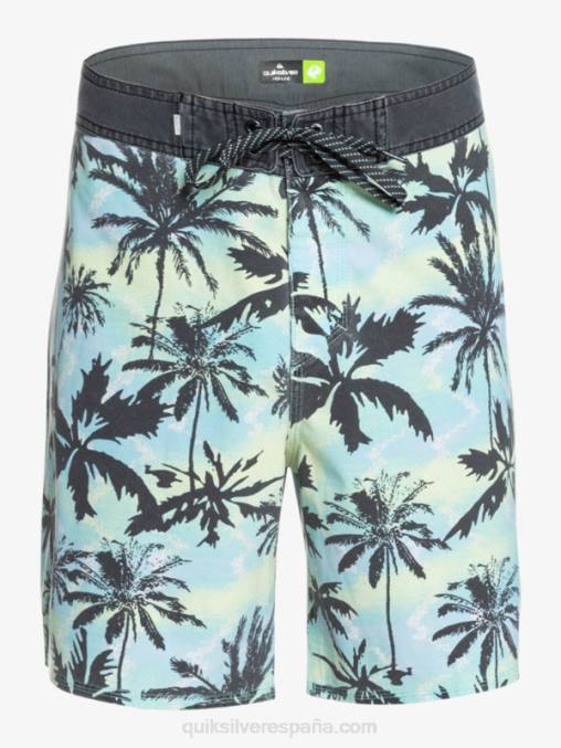 botón de oro shorts de playa surfsilk lavados 18 D6T4D1757 hombres Quiksilver