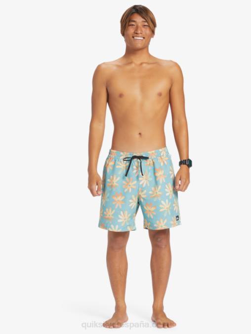 camafeo azul remezclar 17 voleas D6T4D353 hombres Quiksilver