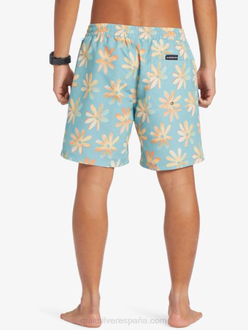 camafeo azul remezclar 17 voleas D6T4D353 hombres Quiksilver