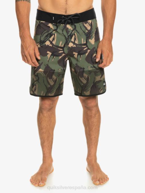 camuflaje shorts de playa highlite festoneado 19 D6T4D33 hombres Quiksilver