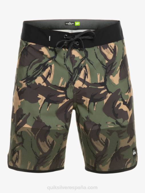 camuflaje shorts de playa highlite festoneado 19 D6T4D33 hombres Quiksilver