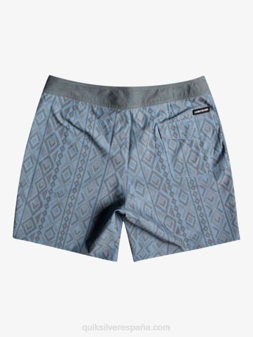 capitanes azules shorts de playa de cáñamo elástico 69 18 D6T4D1817 hombres Quiksilver